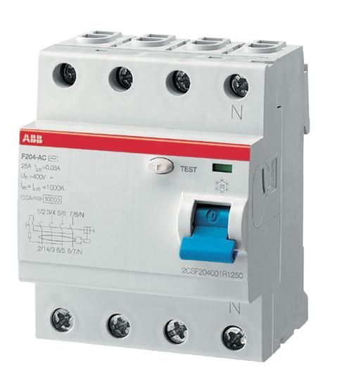 ABB F204 A-63/0,3 - Stroomonderbreker - 230 - 400 volt