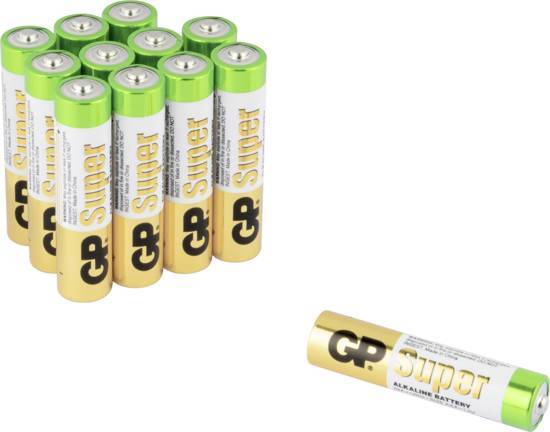 GP batterijen GP Super Alkaline AAA (mini penlite) 8+4 voordeelverpakking