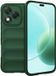 Techsuit Magic Shield Silicone Back Cover voor Honor 400 Lite - Groen