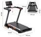 FT71 tapis de course - Pente automatique de 24% - Moteur électrique de 4,0 CV - Poids maximum utilisateur : 150 kg - Bluetooth - Haut-parleurs intégrés - Non pliable