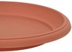 vidaXL Ronde bloemenschalen 24 st baksteenrood ø 21,5 x 2,5 cm