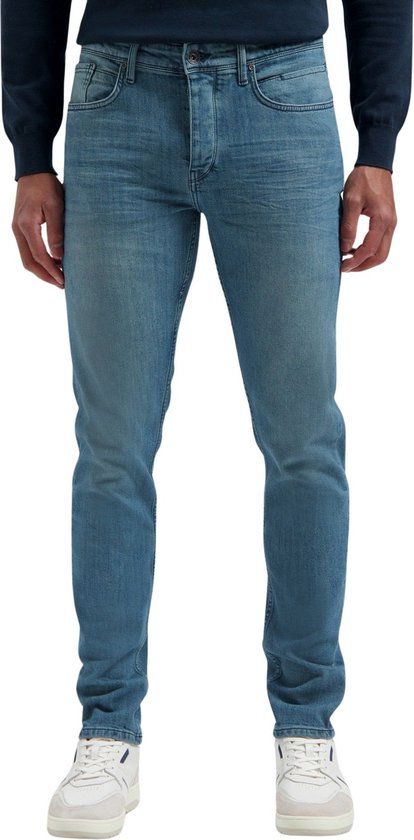 Pure Path The Ryan Slim Fit Jeans Denim Mid Blue
