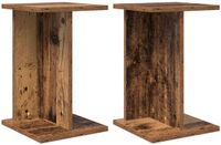 vidaXL Plantenstandaard 2 stuks Oud hout 25 x 25,5 x 40,5 cm Bewerkt hout