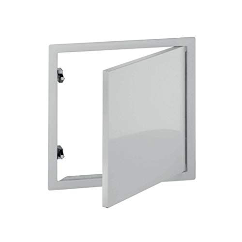 Placoplatre T119250 inspectiedeur van gelakt staal, 200 x 200 cm, Placo-wit, 200 x 200 mm