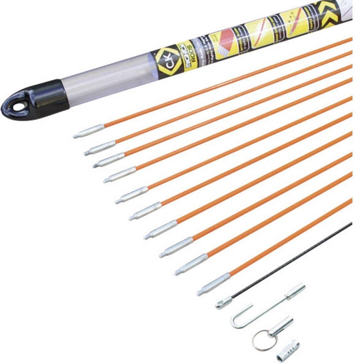 C.K. Mighty-Rod Cable Einziehstangensatz - 10 m - T5410