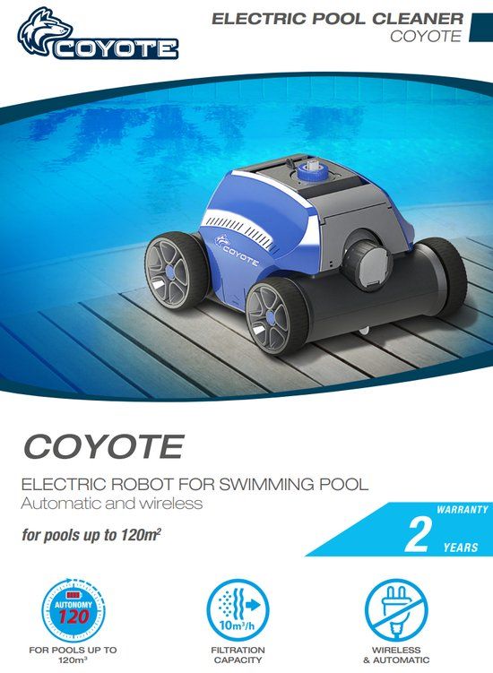 Poolex Netspa RO-COYOTE2 Robot Zwembadstofzuiger - 3700691412539