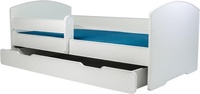 Viking Choice Kinderbed - hout - 140x70cm - met matras en lade - wit