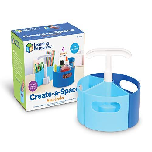 Learning Resources LER3810-B Create-A-Space Mini-Centre-Blauw