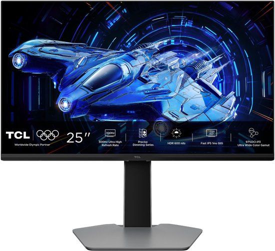 TCL 25G64 - 25 inch - Full HD - 300Hz - Mini LED Gaming Monitor