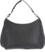 Mandarina Duck Leren Schoudertas Mellow Lux Slouchy Graphite Grijs