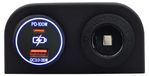 ProRide chargeur de voiture USB-A/USB-C - 2 ports - QC3.0 - 136W - Avec prise 12V/24V - Montage en surface - 12-24V - Bleu