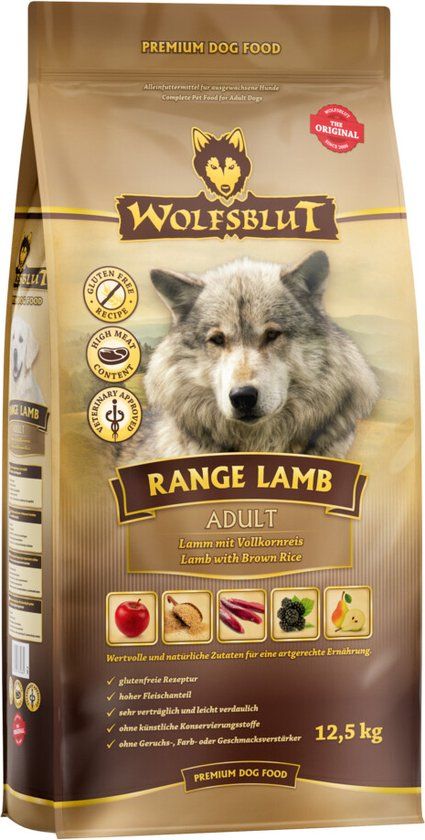 Wolfsblut Grain Free Adult Range Lamb 12,5 kg - Hond