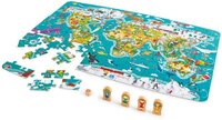 Hape Puzzel En Spel Wereldtournee 100stukjes