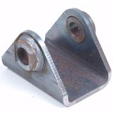 Huismerk Lage veerschoen 70/8 voor veerbout 26mm