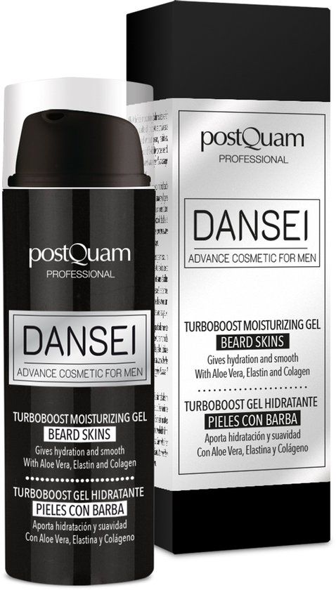 POSTQUAM SKIN CARE TURBOBOOST VOCHTINBRENGENDE GEL VOOR DE BAARDHUID DANSEI