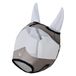 Imperial Riding IRH Fly Shield, vliegenmasker met UV-mesh en fleece-rand, licht olijfgroen met oren