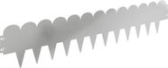 vidaXL Bordure de pelouse - 30 pièces - 103 x 20 cm - Acier galvanisé - Argenté