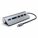 Satechi TYPE C Aluminum USB Hub Card Reader Space Grey