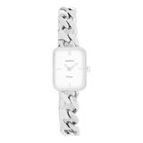 OOZOO Zilverkleurige Dames Polshorloge C20360