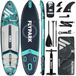 Flypark Fishing&Family Opblaasbaar stand-up paddleboard, 3,5 m x 8,9 m, extra groot, draagvermogen 195 kg, camerahouder, schouderriem
