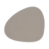 LIND DNA Set de table Serene Curve L 37x44 cm Cendré