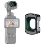 NEEWER 0,75x groothoeklens, compatibel met DJI OSMO Pocket 4 & Pocket 3 Creator Combo-accessoires, vergroot gezichtsveld van 108°, magnetisch gecoate asferische actiecameralens, LS-45