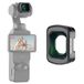 NEEWER 0,75x groothoeklens, compatibel met DJI OSMO Pocket 4 & Pocket 3 Creator Combo-accessoires, vergroot gezichtsveld van 108°, magnetisch gecoate asferische actiecameralens, LS-45