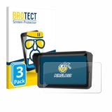BROTECT Screenprotector 3 Stuks voor Carpuride W602BS / W602BS Pro Beschermglas Transparant