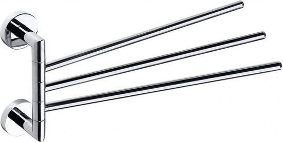 Sapho X-Round - Handdoekhouder draaibaar - Chroom