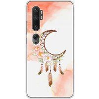 1001 coques Xiaomi Bedrukt siliconen hoesje compatibel met Xiaomi Mi Note 10, Xiaomi Mi Note 10 Pro dreamcatcher lune