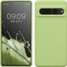 kwmobile telefoonhoesje geschikt voor Google Pixel 7 Pro - Hoesje met siliconen coating - Smartphone case in groene tomaat