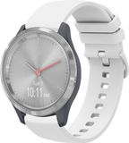 By Qubix - Soft siliconen bandje voor Huawei Watch GT 4 / GT 5 (41mm) & GT 5 Pro (42mm) - Wit