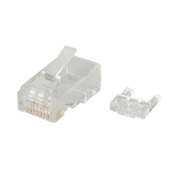 ROLINE Cat. 6 RJ45 Connector - UTP - 10-pack - Transparent