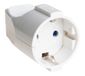 Tweepolige luchtbasis met TTL, 16 A, 250 V, wit