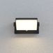 Lindby Lampe murale d'extérieur - 1 lumière - Aluminium, plastique - gris foncé, blanc satiné - Incluant source lumineuse