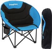 KingCamp MoonChair L campingklapstoel - Opvouwbare stoel voor tuin, vissen en outdoor, 120 kg