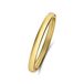 Lucardi Dames Stalen goldplated ring 2mm