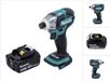 Makita DTS 141 T1 accuschroevendraaier 18 V 40 Nm 1/4" borstelloos + 1x oplaadbare accu 5.0 Ah - zonder oplader