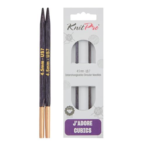 KnitPro J'Adore Cubics Breinaalden - Verwisselbare rondbreinaalden - Voor kabel 60 cm en groter - 4,50 mm