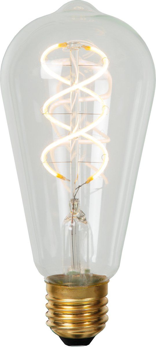 Lucide ST64 Filament LED Lamp - E27 - 4.9W - 2700K - Dimmable