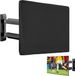 kwmobile housse TV d'extérieur - Compatible avec TV 24" - Housse de protection extérieure pour téléviseur - En noir
