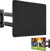 kwmobile tv hoes voor buiten - Compatibel met 24" TV - Outdoor beschermhoes voor televisie - In zwart