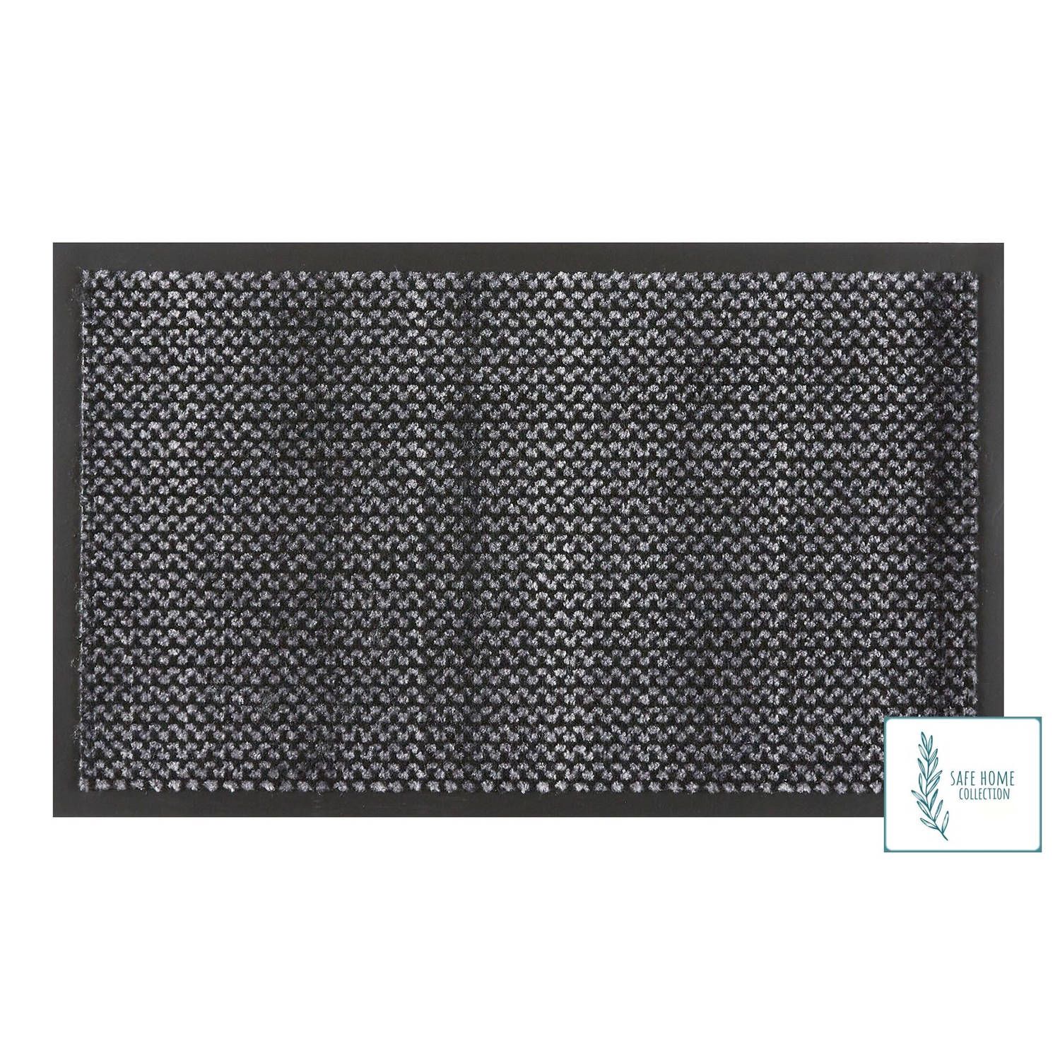 MD-Entree Antibacteriële Schoonloopmat - Bink Graphite - 45 x 75 cm - Grijs