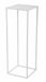 HowHomely Support de plantes moderne 70cm blanc acier carré