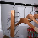 OEM Holland Connections Houten stropdassenrek 20 stangen sjaal riem opbergrek sjaal haak slaapkamer