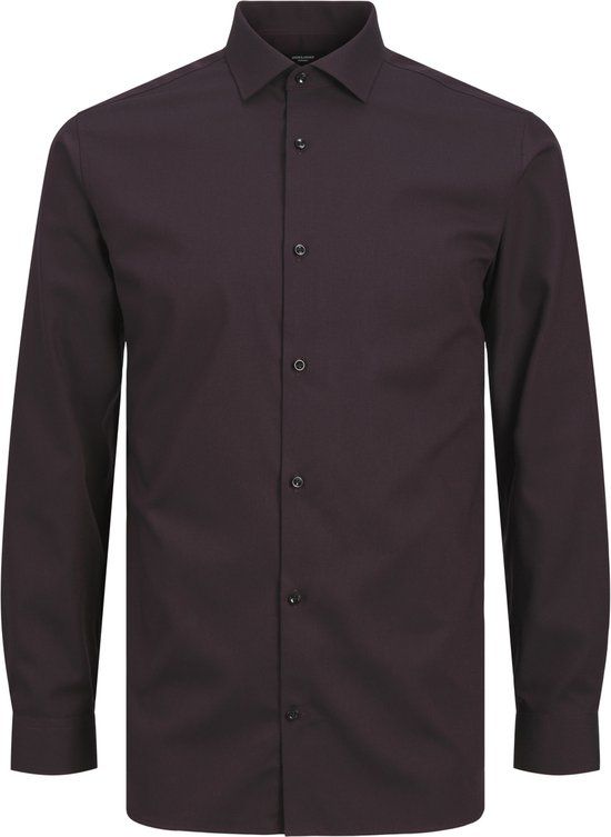JACK&JONES JPRBLAPARKER SHIRT L/S NOOS Men's Shirt - Size M - Winetasting;Slim Fit