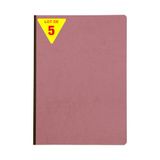 Clairefontaine 791466C Collectie Nomaddict (ex Age Bag) Genaaid Notitieboek met Linnen Rug Oudroze - A4 21x29,7 cm - 192 Pagina's Gelijnd - Wit Papier 90 g - Omslag Glanskarton met Lederkorrel