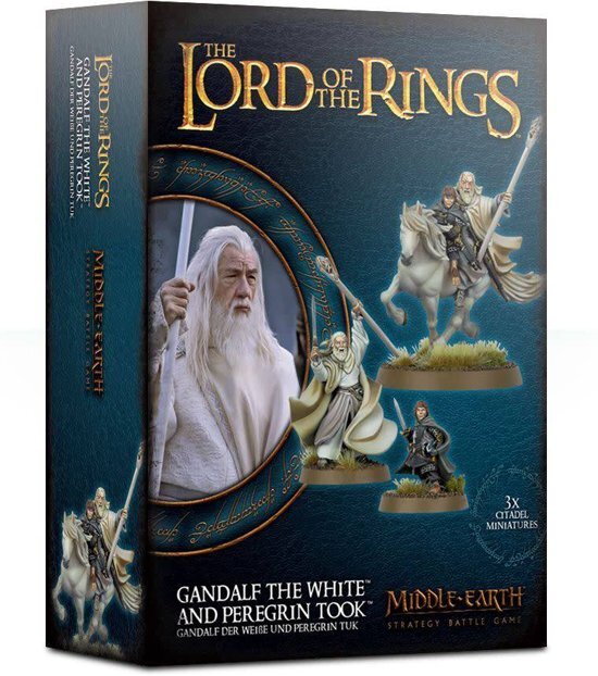 Games Workshop Warhammer: The Lord Of The Rings - Gandalf The White And Peregrin Took