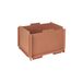 BROSTE COPENHAGEN Boîte empilable Stacie Marron Panneau de fibres de bois