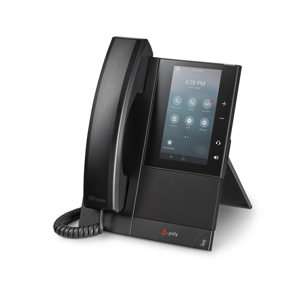 POLY CCX 505 DECT-telefoon | Zwart | Nummerherkenning | PoE